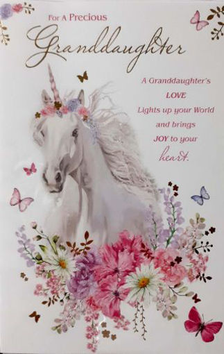Picture of PRECIOUS GRANDDAUGHTER BIRTHDAY CARD